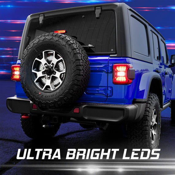 XKGLOW | Jeep 5th Wheel Light w/ Brake, Running, Reverse and Turn Signal Lights | XK041019