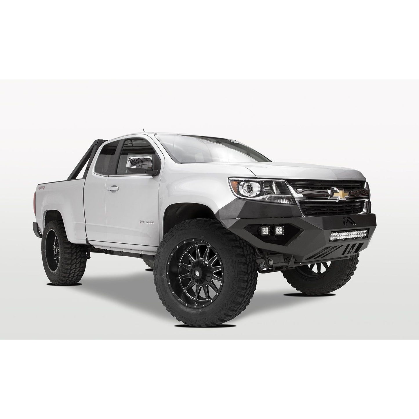 Fab Fours Vengeance Front Bumper 2 Stage Black Powder Coated No Guard l CC15-D3351-1