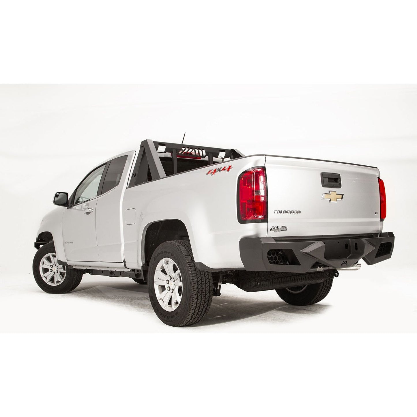 Fab Fours Vengeance Rear Bumper 2 Stage Black Powder Coated l CC15-E3351-1