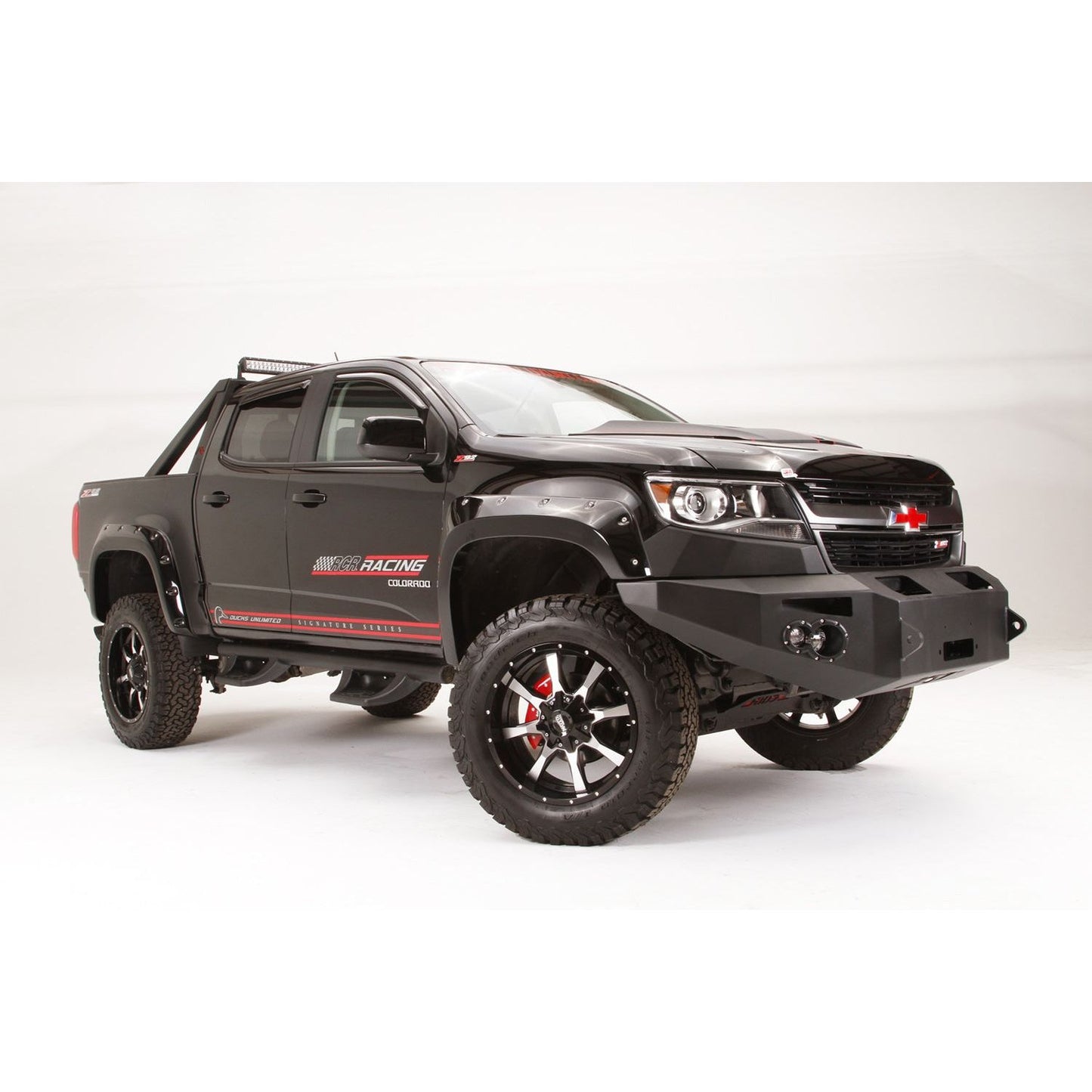 Fab Fours Premium Winch Front Bumper 2 Stage Black Powder Coated w/No Guard l CC15-H3351-1