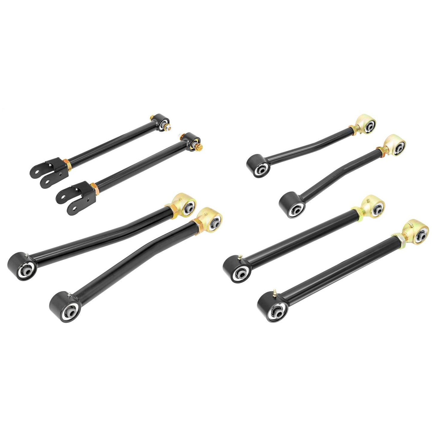 ROCKJOCK 07-18 Wrangler Jk Johnny Joint Control Arm Set Of 8I CE-9807CA