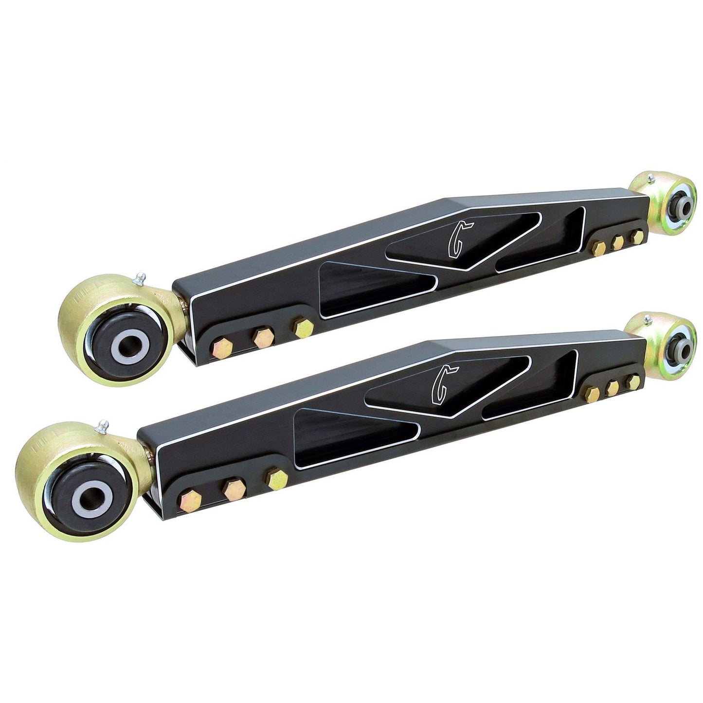 ROCKJOCK 07-18 Wrangler Jk Johnny Joint Front Lower Adj Alm Control Arms Pair I CE-9807FLAB