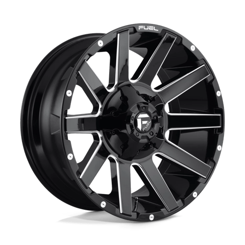 Fuel 1PC D615 CONTRA GLOSS BLACK MILLED