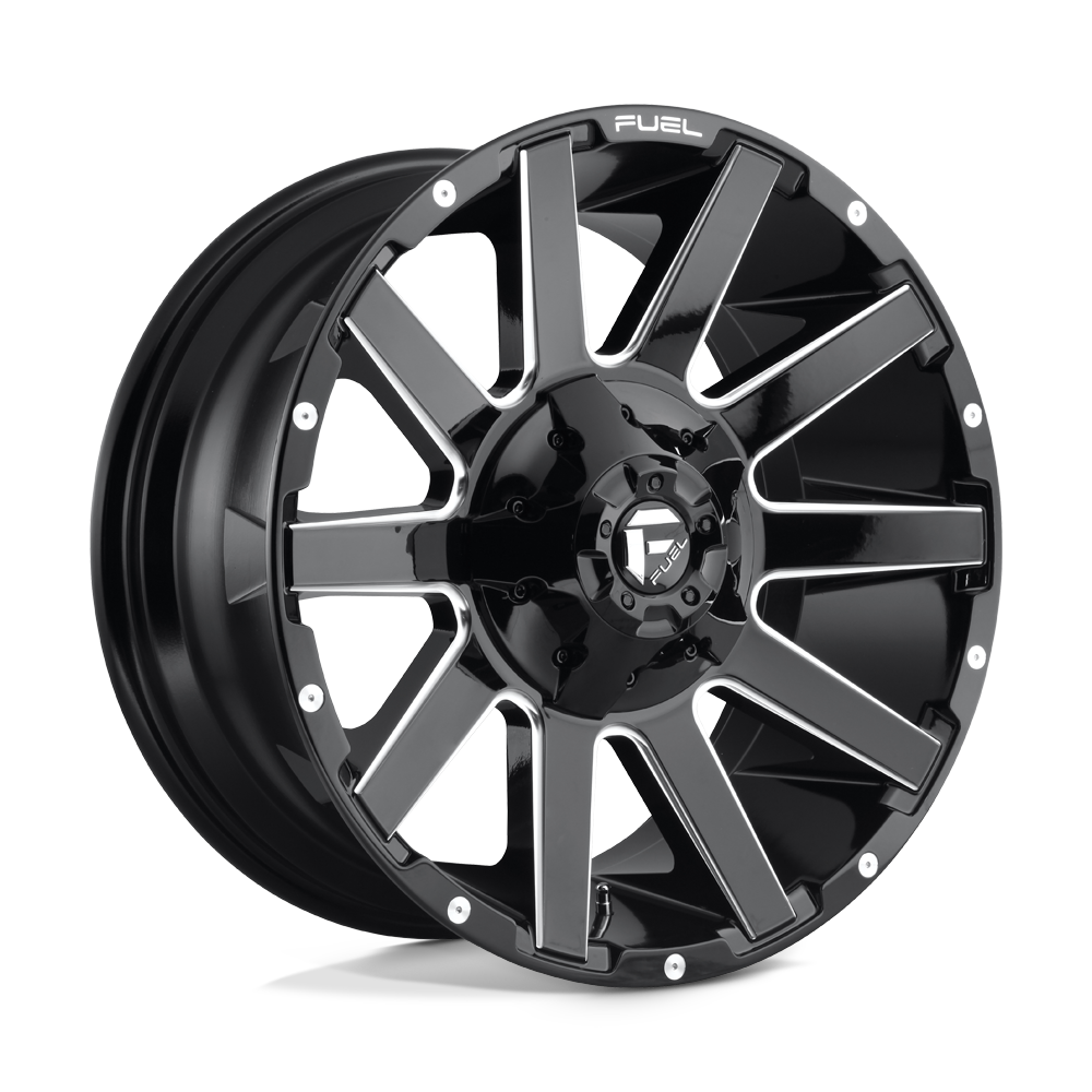 Fuel 1PC D615 CONTRA GLOSS BLACK MILLED