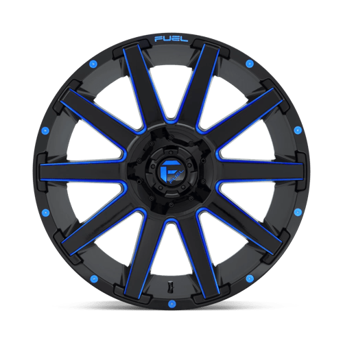 Fuel 1PC D644 CONTRA GLOSS BLACK BLUE TINTED CLEAR