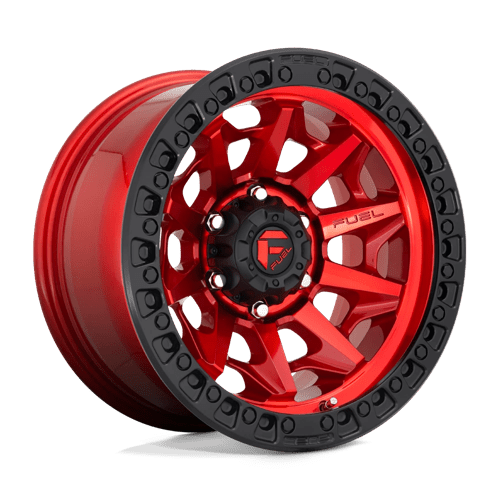 Fuel 1PC D695 COVERT CANDY RED BLACK BEAD RING