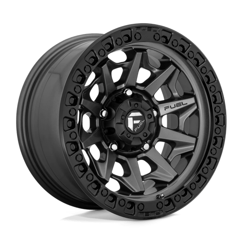 Fuel 1PC D716 COVERT MATTE GUN METAL BLACK BEAD RING