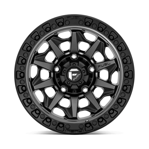 Fuel 1PC D716 COVERT MATTE GUN METAL BLACK BEAD RING