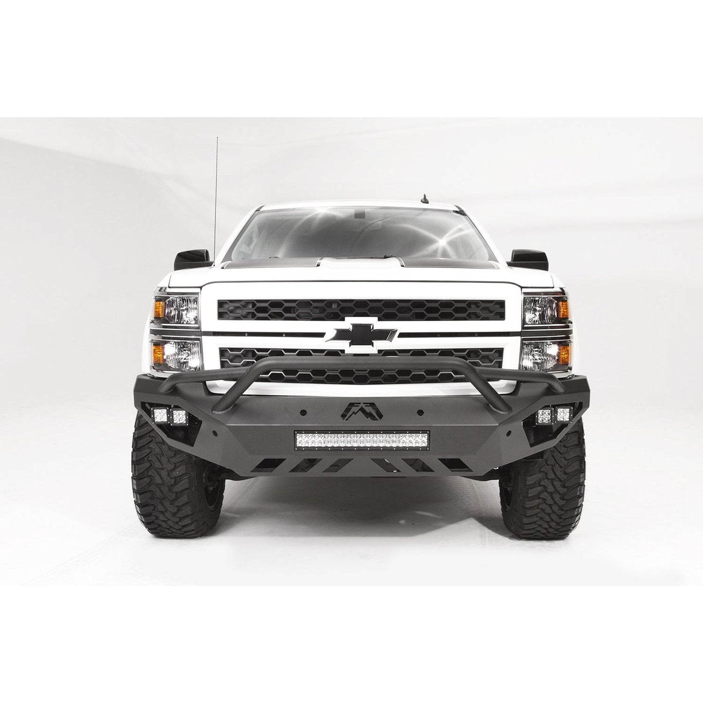 Fab Fours Vengeance Front Bumper 2 Stage Black Powder Coated Pre-Runner l CS14-D3052-1