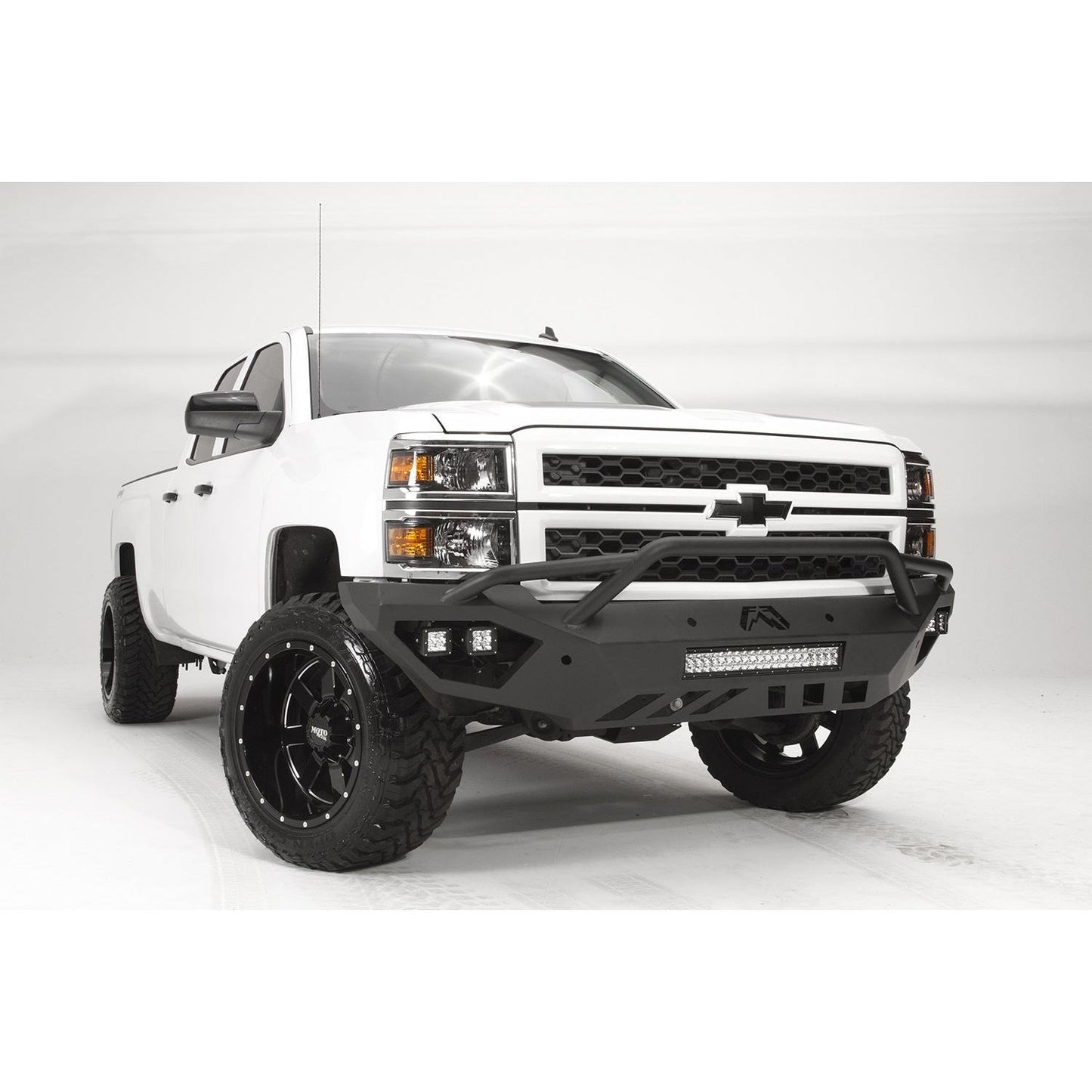 Fab Fours Vengeance Front Bumper 2 Stage Black Powder Coated Pre-Runner l CS14-D3052-1