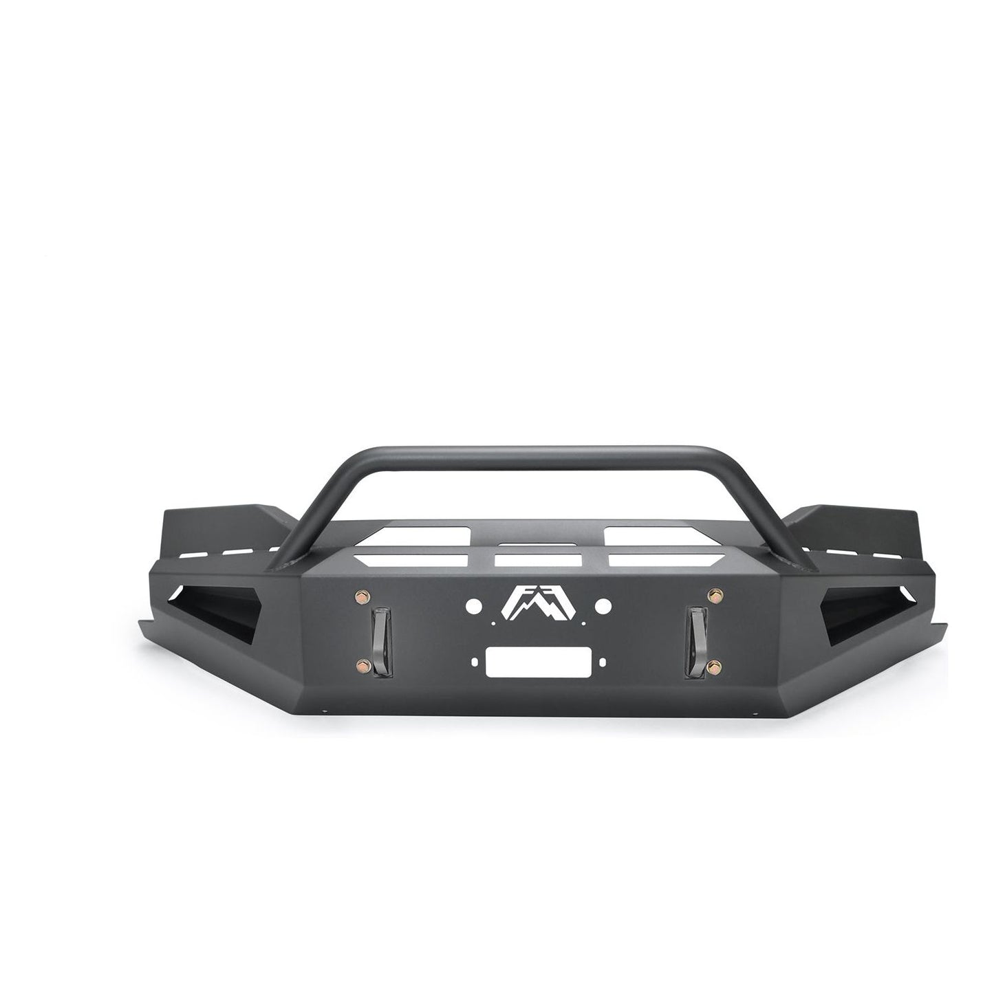 Fab Fours Red Steel Front Bumper w/Pre-Runner Guard l CS19-RS4062-1