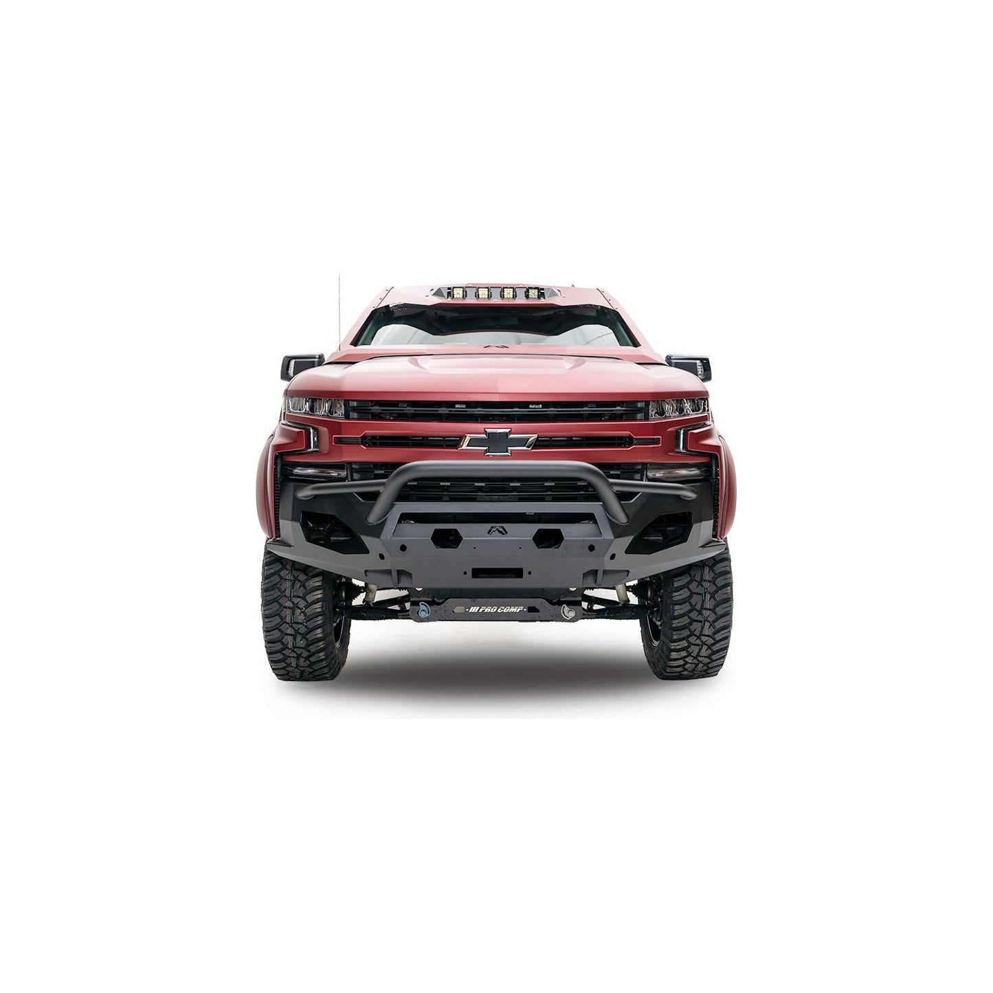 Fab Fours Matrix Front Bumper 2 Stage Black Powder Coat 7/8 in. D-Ring Mounts Pre-Runner Guard l CS19-X4052-1