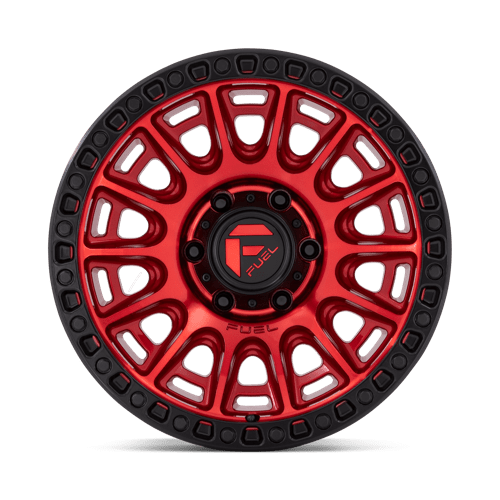 Fuel 1PC D834 CYCLE CANDY RED WITH BLACK RING