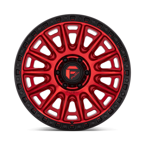 Fuel 1PC D834 CYCLE CANDY RED WITH BLACK RING