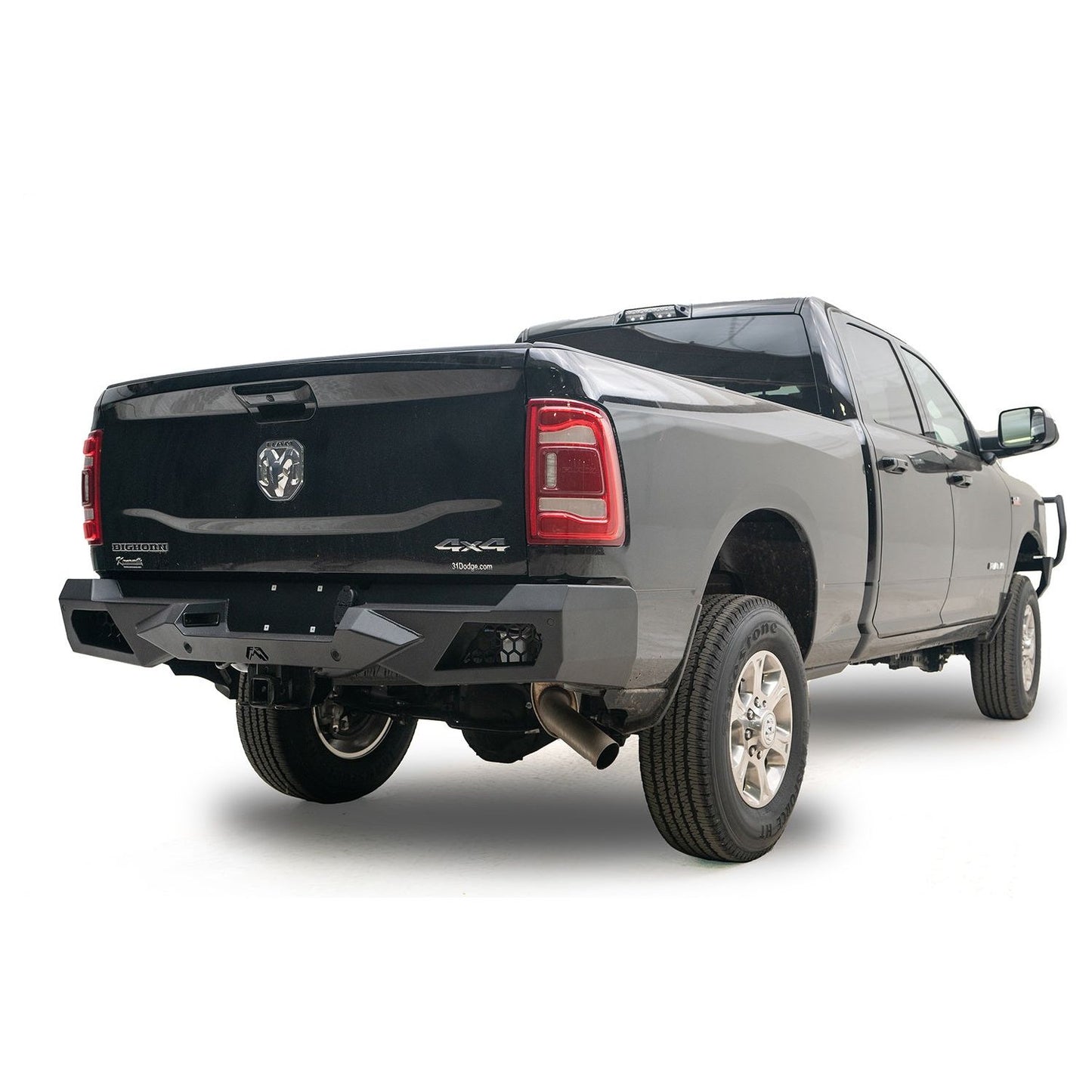 Fab Fours Vengeance Rear Bumper Plate Steel l DR19-E4451-1