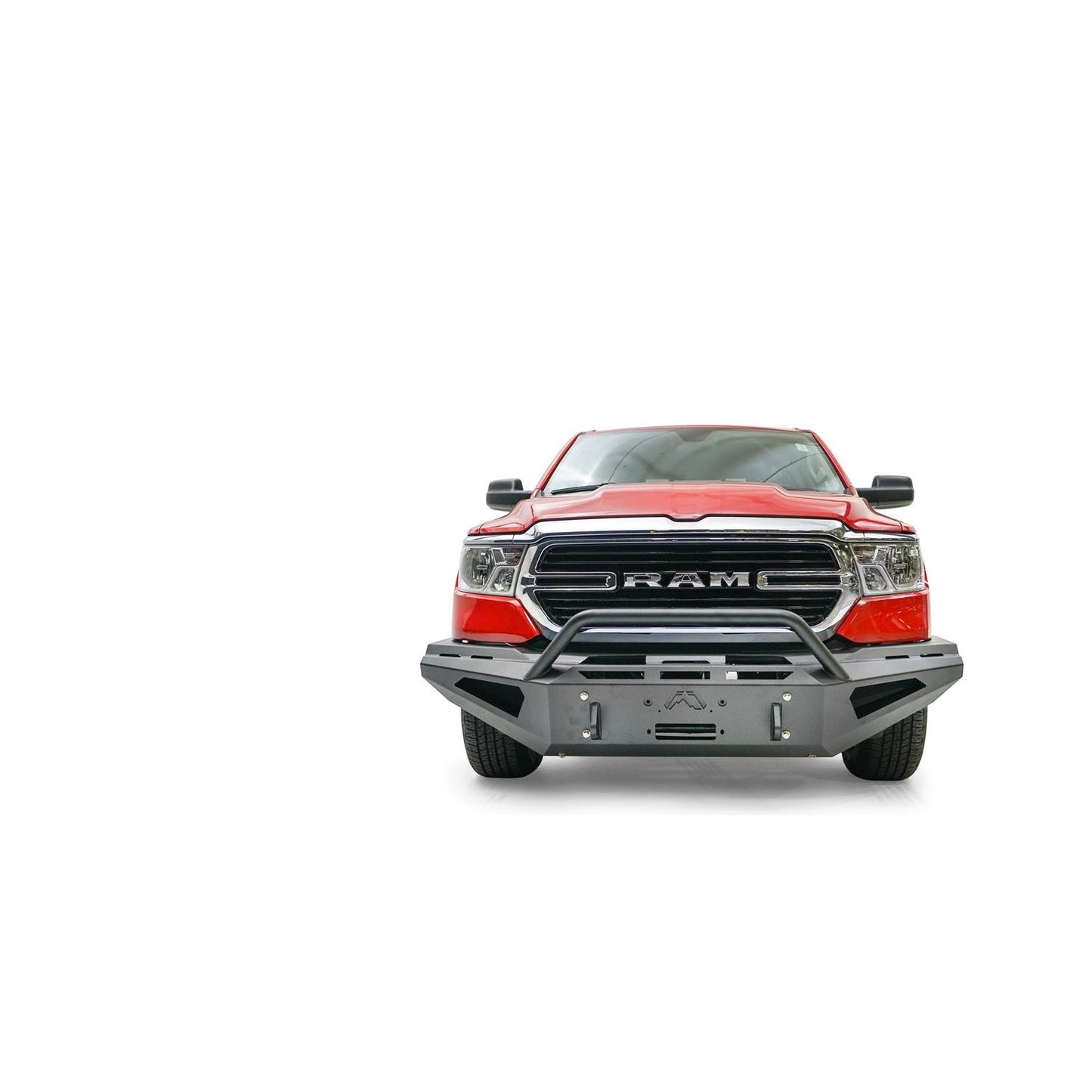 Fab Fours Red Steel Front Bumper w/Pre-Runner Guard l DR19-RS4262-1