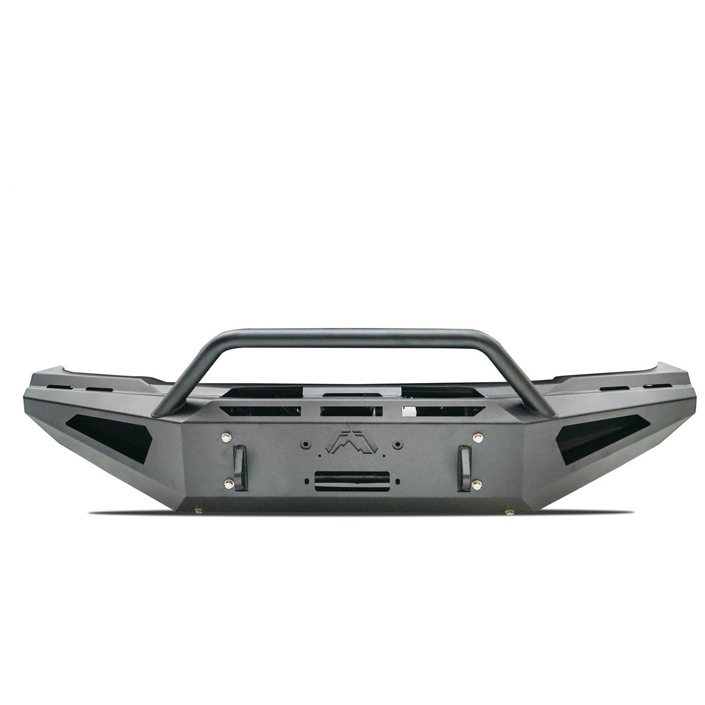 Fab Fours Red Steel Front Bumper w/Pre-Runner Guard l DR19-RS4462-1
