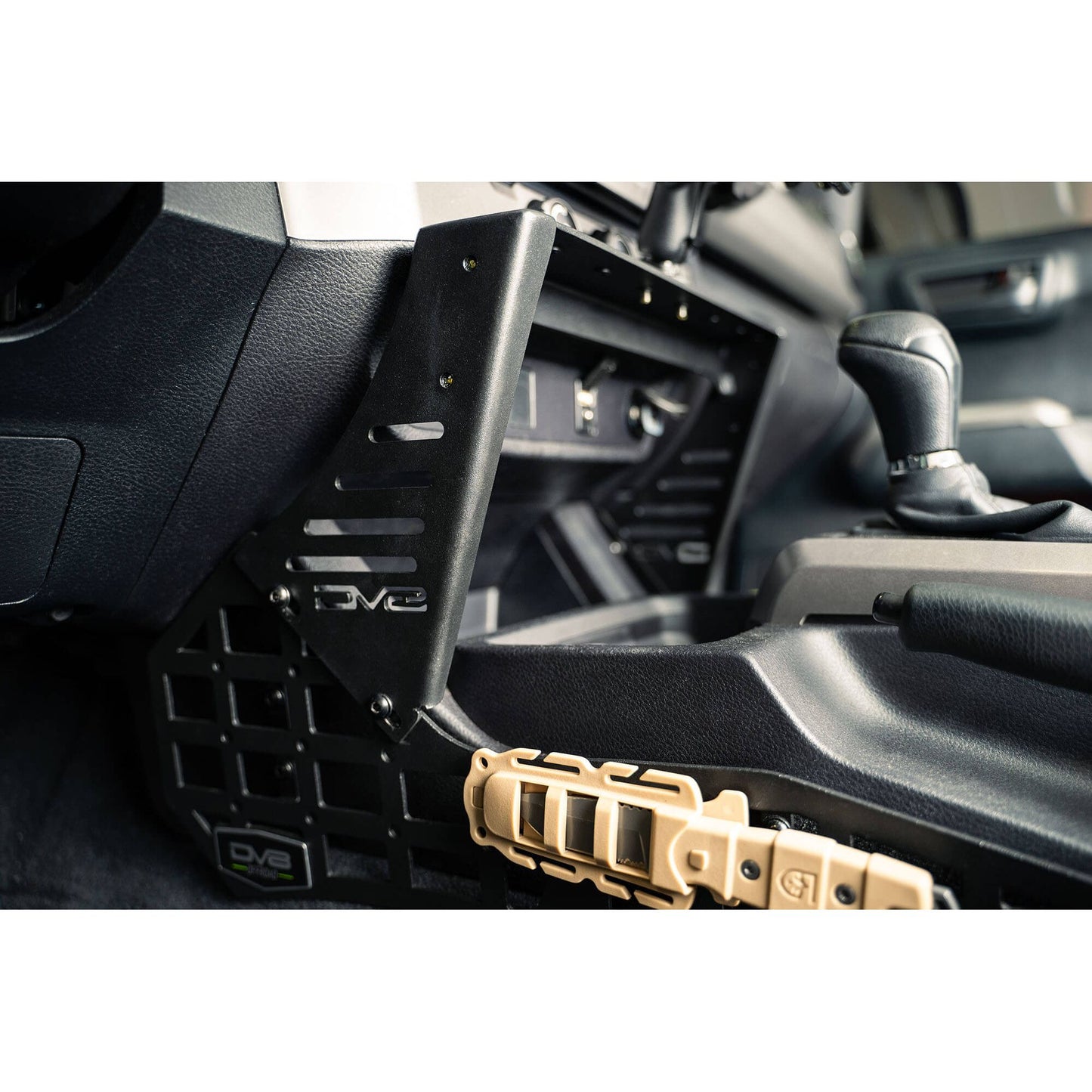 DV8 Off-Road 2016-2023 Toyota Tacoma Center Console Molle Panels & Device Mount C3| CCT1-01