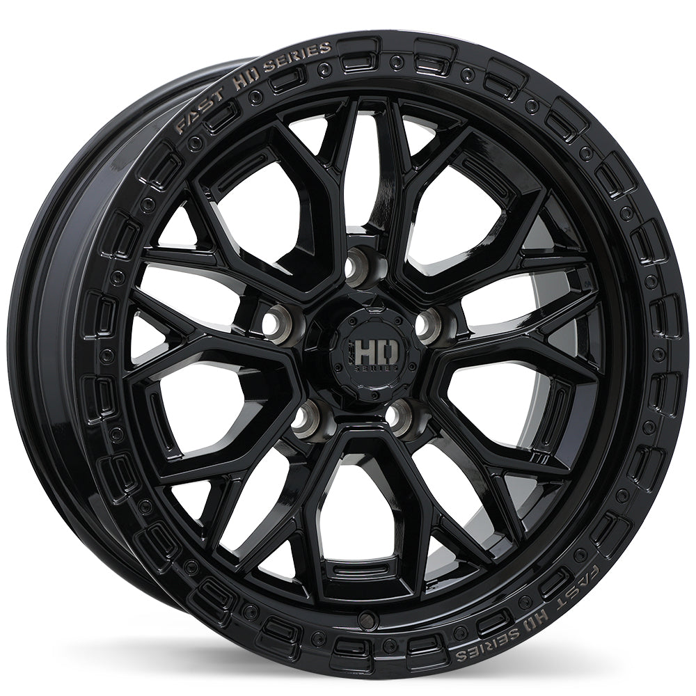 Fast HD Muramasa Gloss Black with Grey Milling