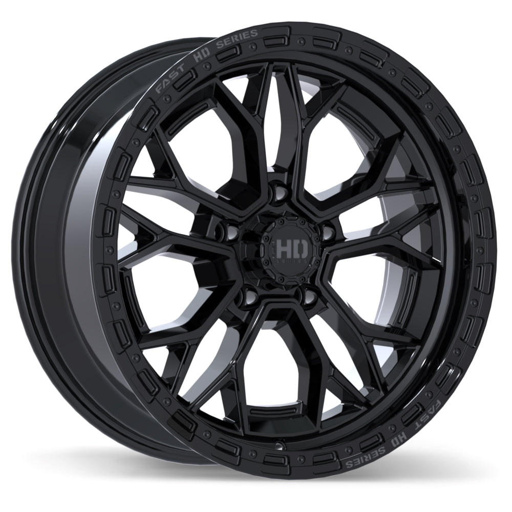Fast HD Muramasa Gloss Black with Grey Milling