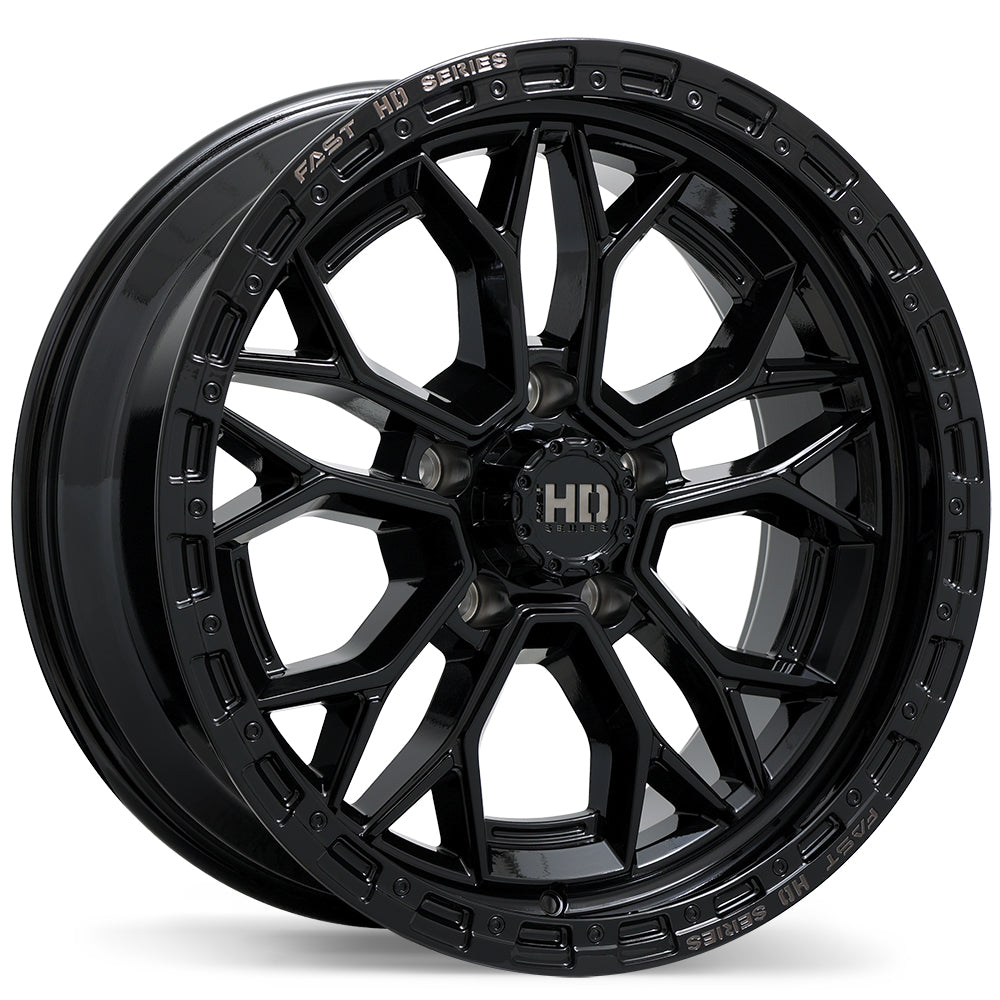 Fast HD Muramasa Gloss Black with Grey Milling
