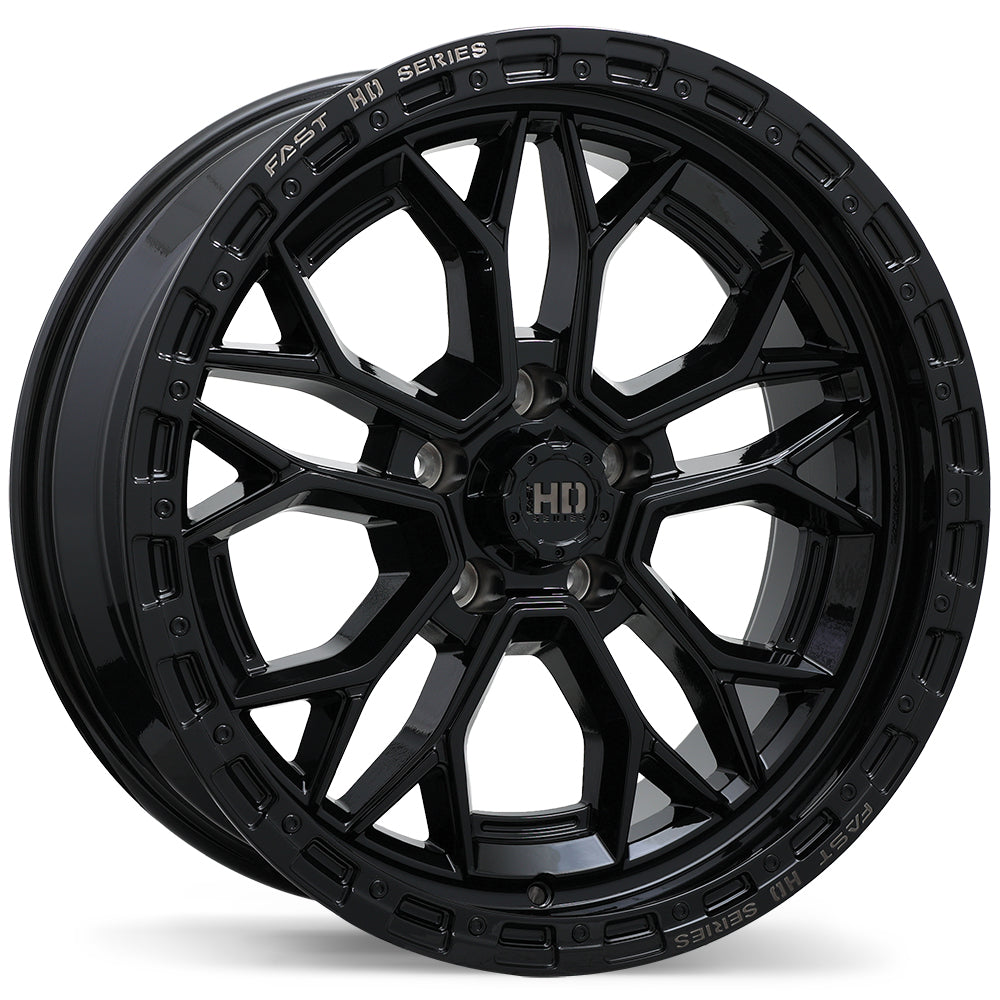 Fast HD Muramasa Gloss Black with Grey Milling
