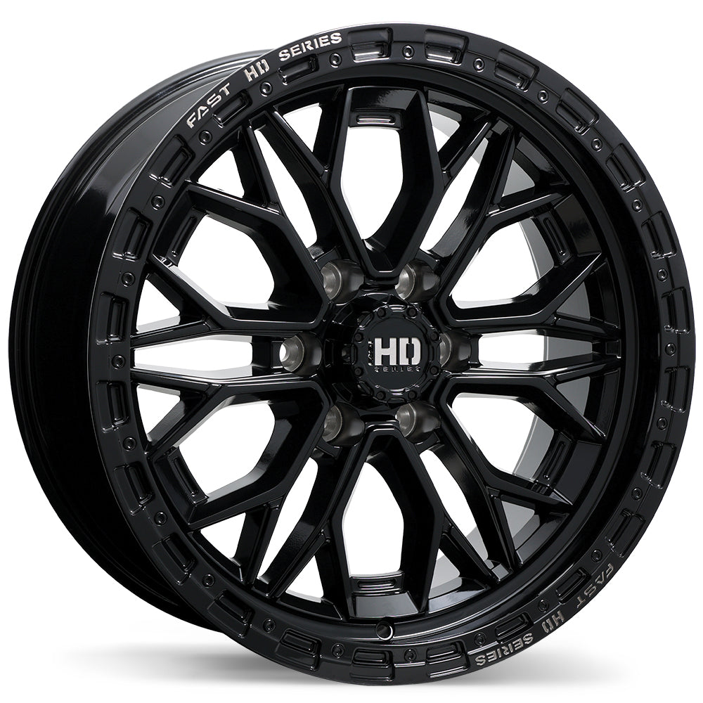 Fast HD Muramasa Gloss Black with Grey Milling