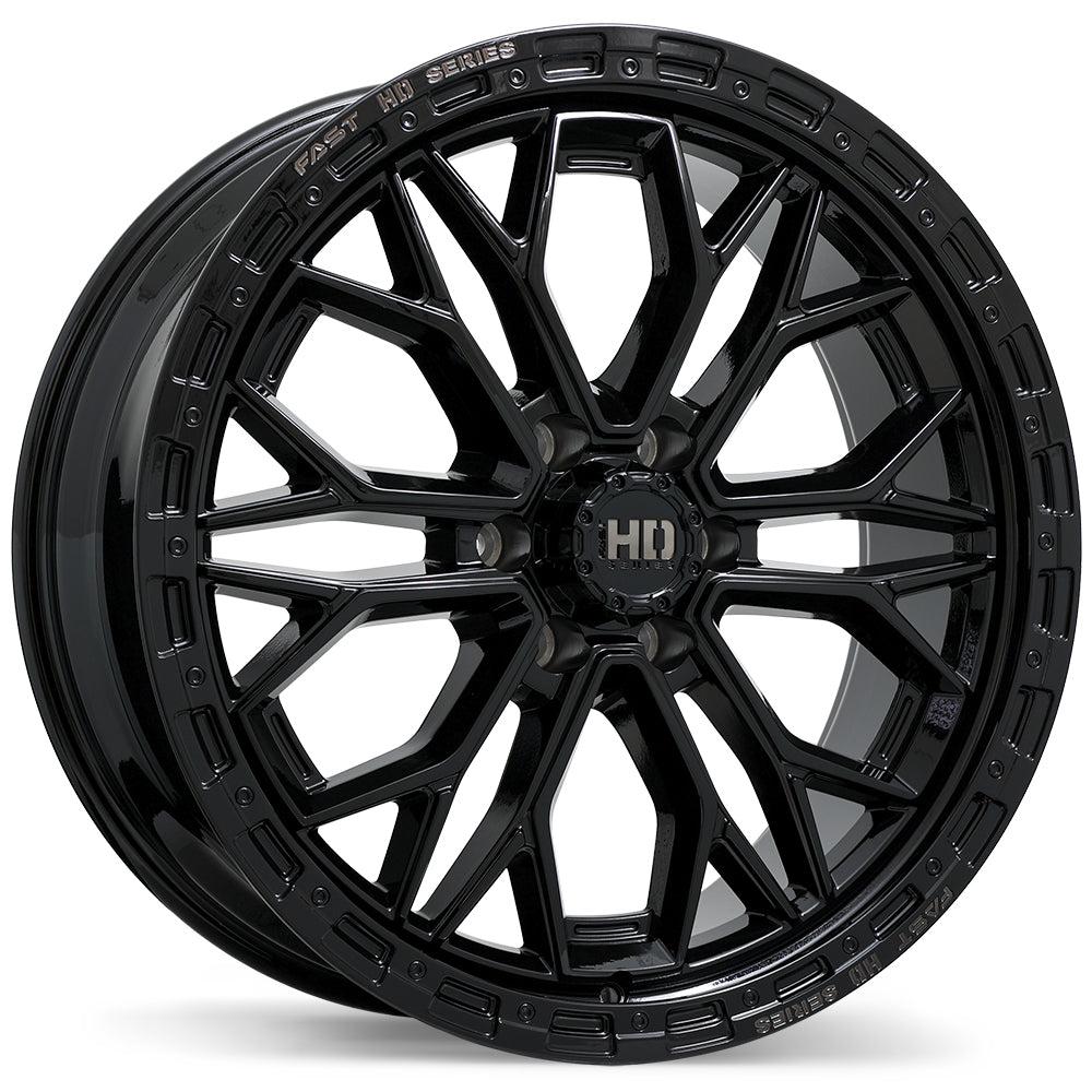 Fast HD Muramasa Gloss Black with Grey Milling