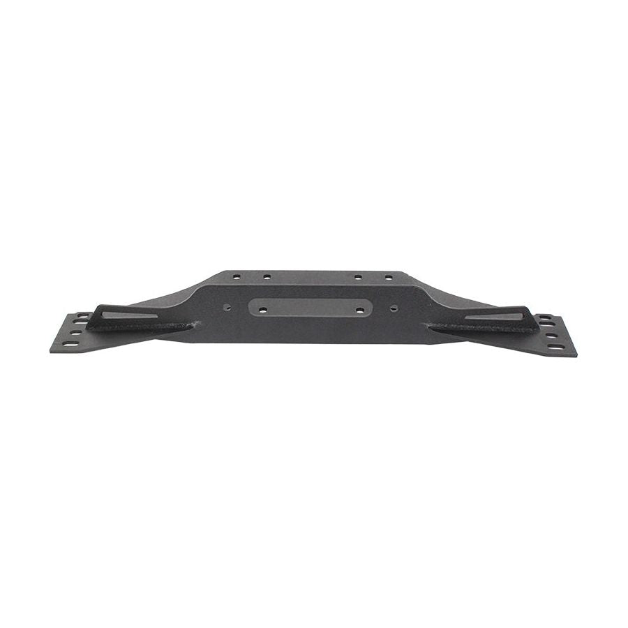 FISHBONE OFFROAD | 97-06 Tj Winch Plate Steel Textured Black Powder Coat Tj | FB21052