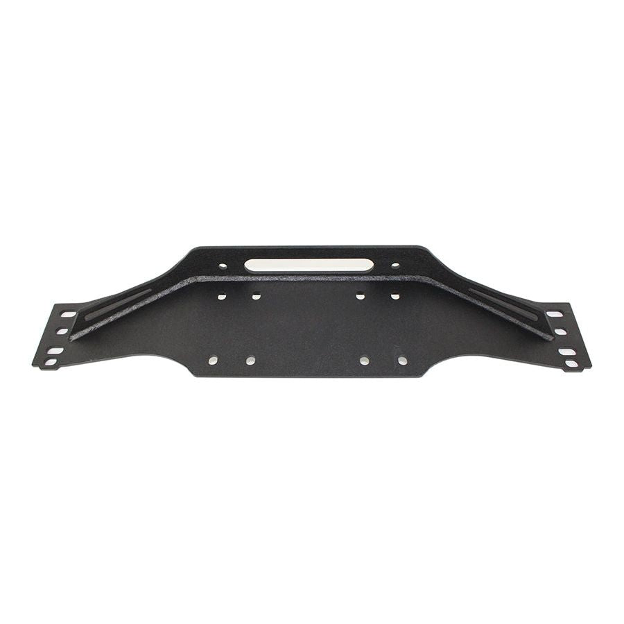 FISHBONE OFFROAD | 97-06 Tj Winch Plate Steel Textured Black Powder Coat Tj | FB21052