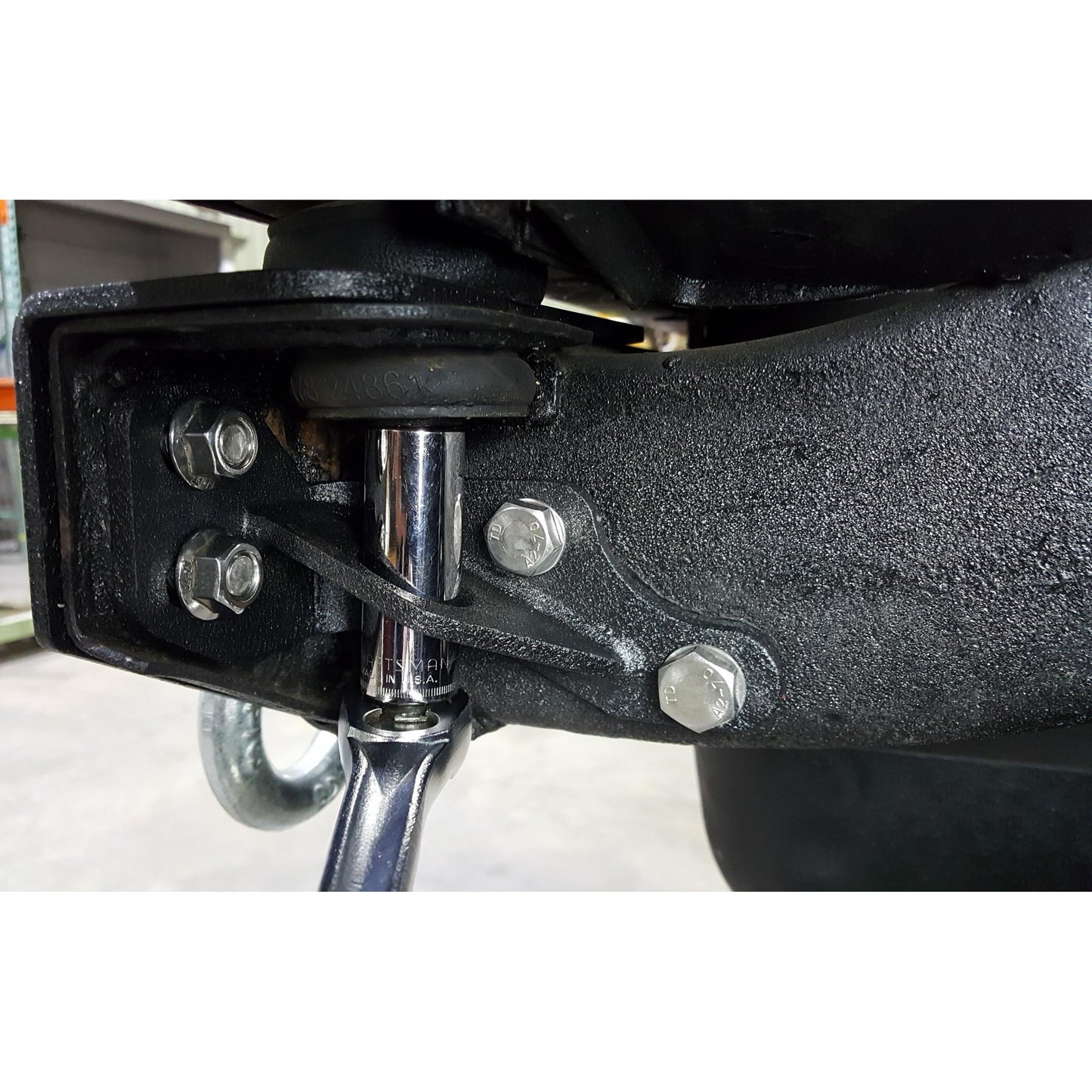 FISHBONE OFFROAD | 97-06 Tj Bumper Frame Tie In Black Textured Powder Coated Steel | FB21074