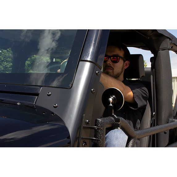 FISHBONE OFFROAD | All Models Wrangler Tube Door Mirror Black | FB21114