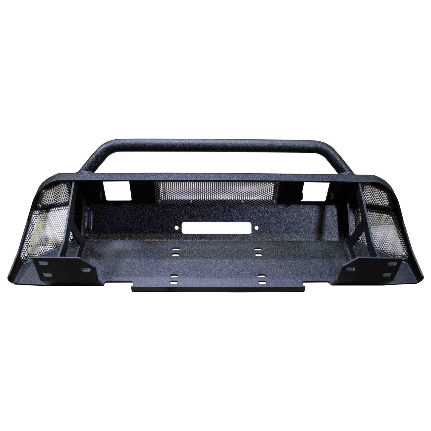 FISHBONE OFFROAD | 16-C Tacoma (3Rd Gen) Center Stubby Bumper W/ Mounting Plate For Winch | FB21311