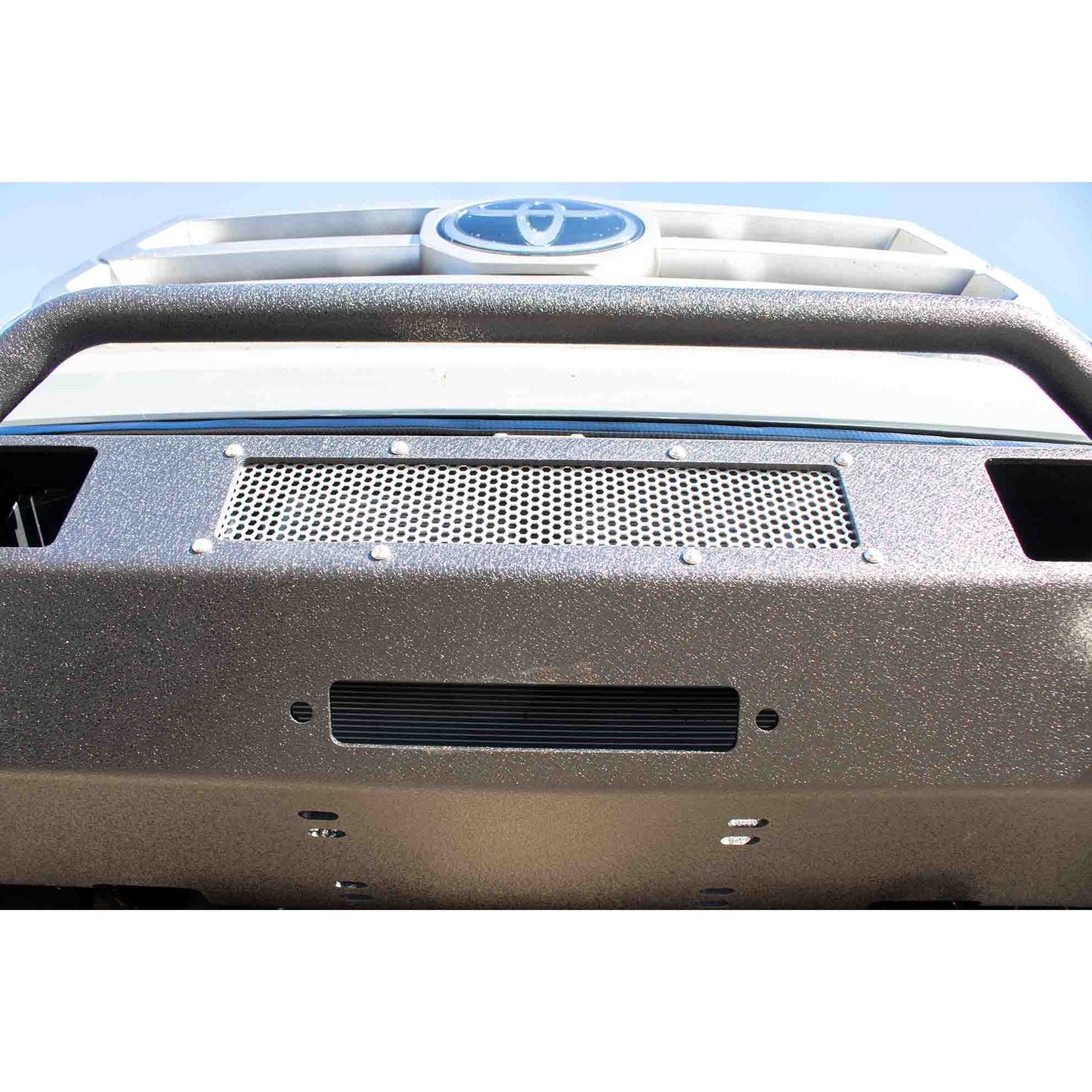 FISHBONE OFFROAD | 16-C Tacoma (3Rd Gen) Center Stubby Bumper W/ Mounting Plate For Winch | FB21311