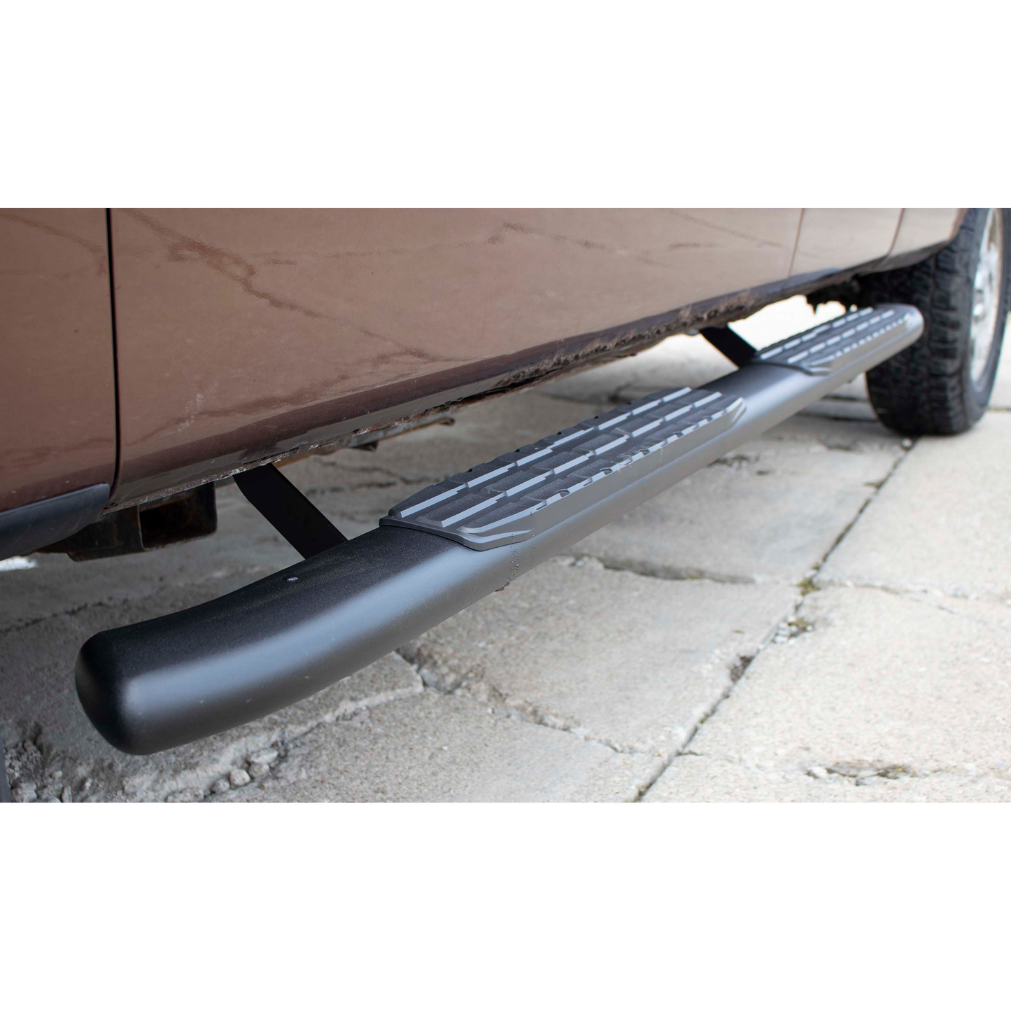FISHBONE OFFROAD | 09-14 F150 Extended Cab Oval Side Step Txt Powder Coat Black Pair | FB21377