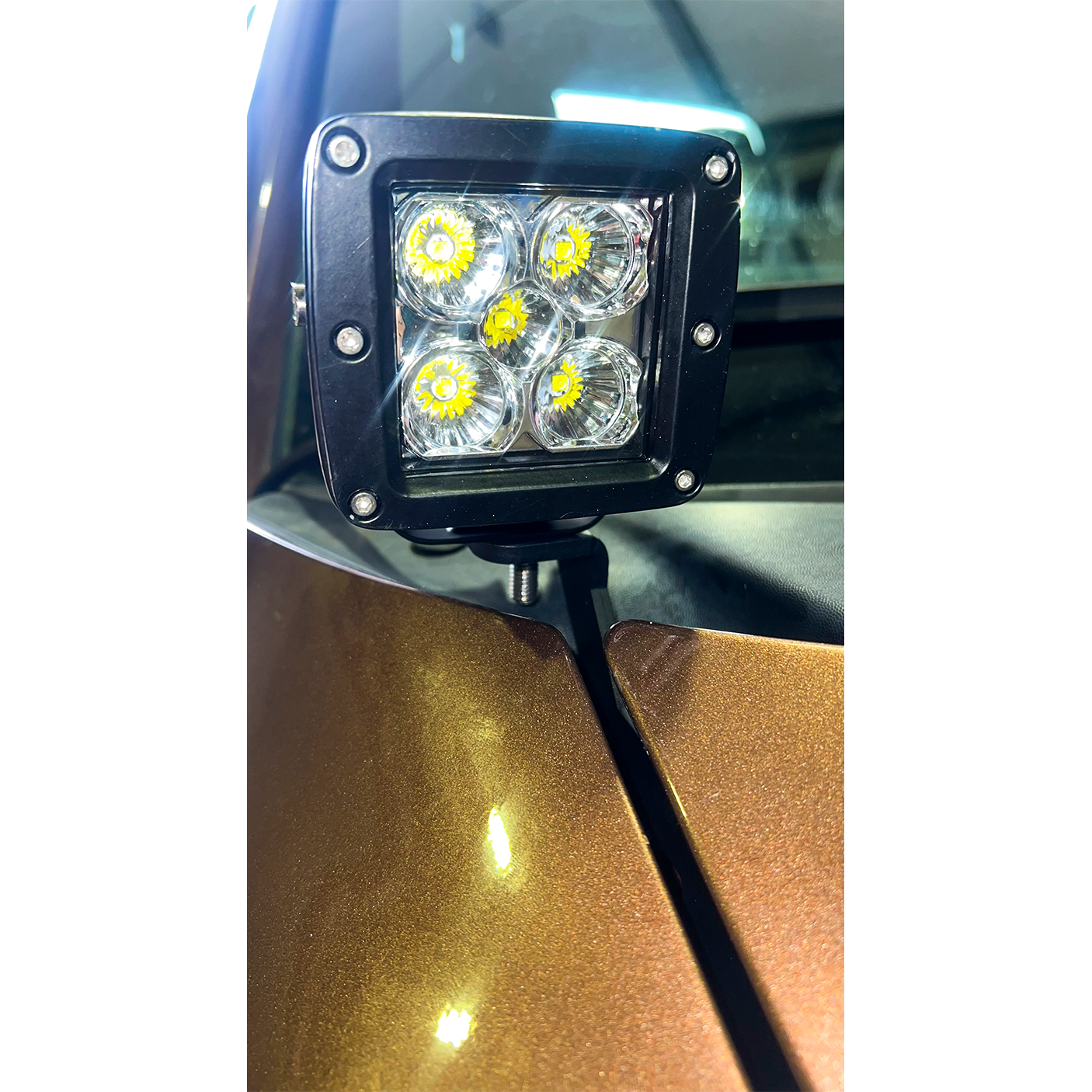 FISHBONE OFFROAD | 04-14 F150/10-14 Raptor Hood Light Bracket | FB21398