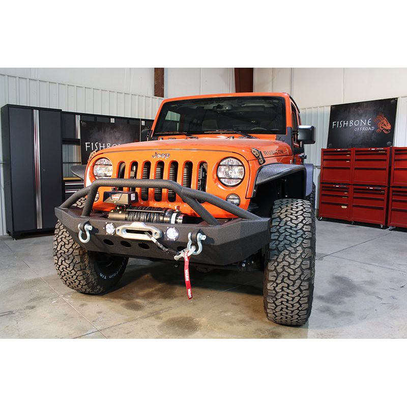 FISHBONE OFFROAD | 07-16 Jk Front Bumper With Led | FB22003
