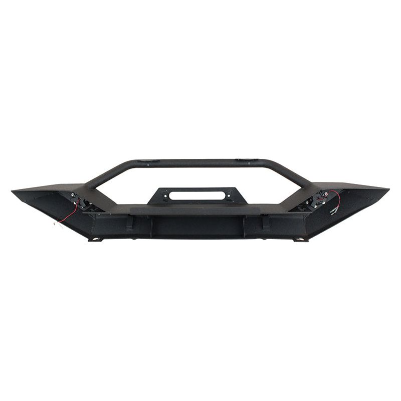 FISHBONE OFFROAD | 88-06 Wrangler Front Bumper With Led Lights Steel Textured Black Powder Coat | FB22016