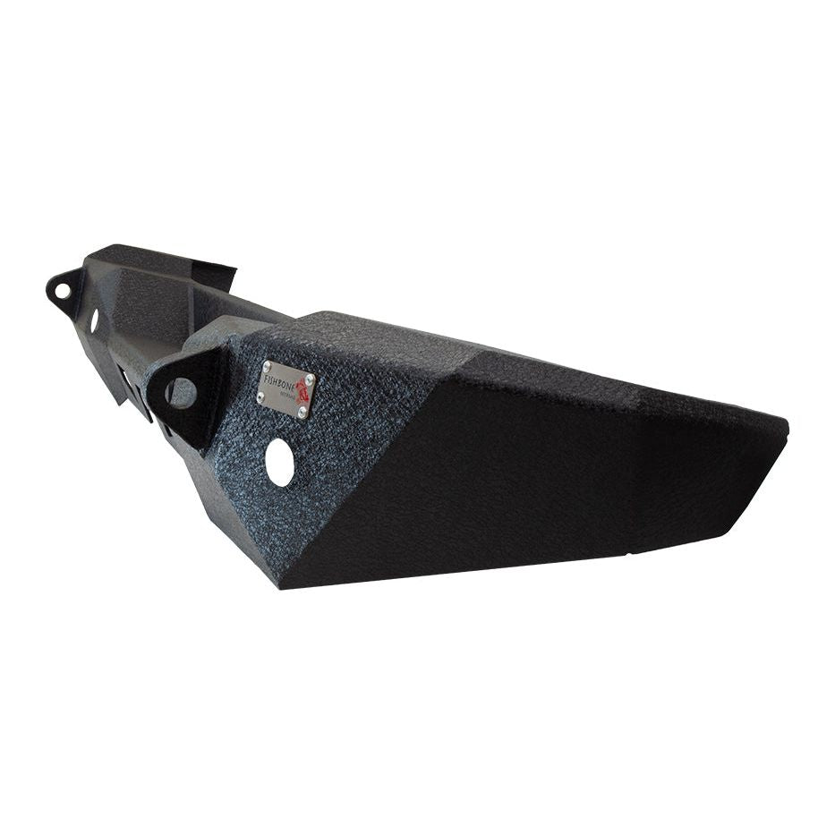 FISHBONE OFFROAD | 18-C Wrangler Mako Rear Bumper Black Textured Powder Coat Steel | FB22089