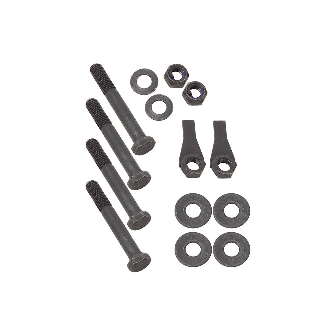 FISHBONE OFFROAD | 07-18 Wrangler Rear D-Ring Frame Mounts Black Powder Coat Steel | FB22136