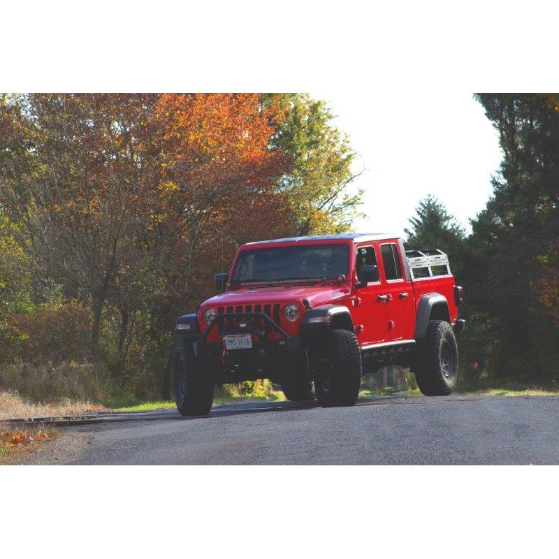 FISHBONE OFFROAD | 20-C Gladiator Half Height Tackle Bed Rack Black Textured Powder Coat 10 Gauge Steel | FB22150