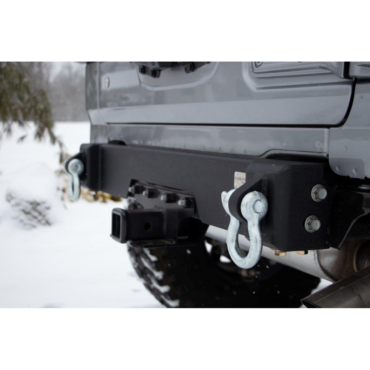 FISHBONE OFFROAD | 18-C Wrangler Rear Bumper Delete Black Powder Coat Steel | FB22179