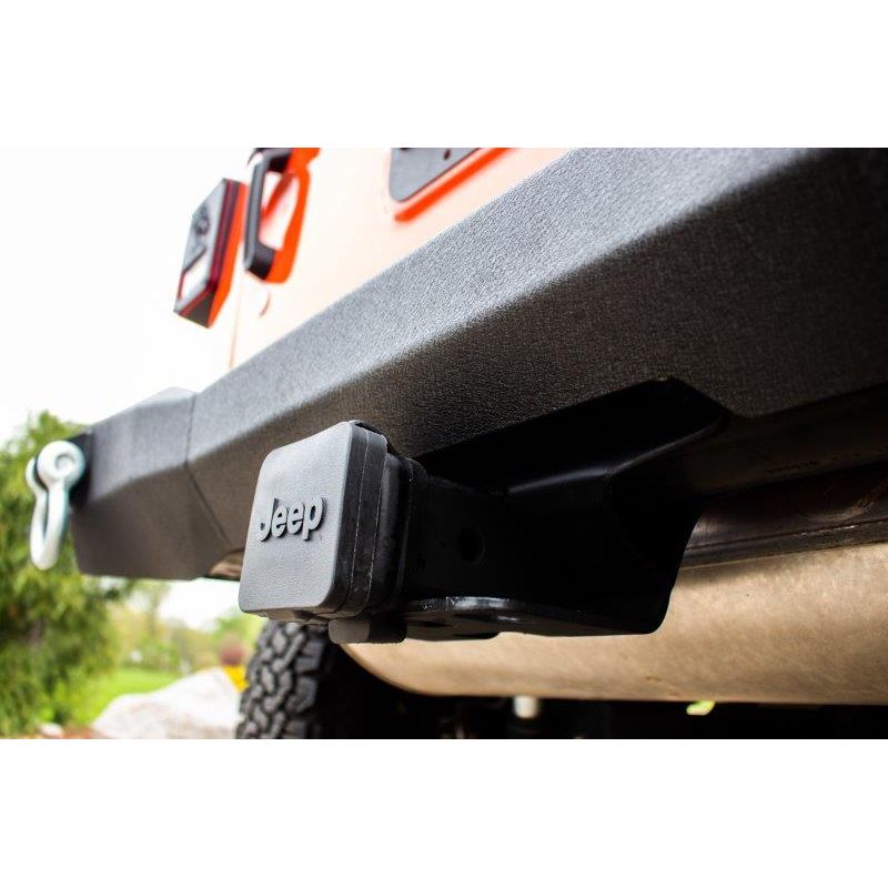 FISHBONE OFFROAD | 07-18 Wrangler Mako Rear Bumper 2-Stage Black Textured Powder Coat Steel | FB22278
