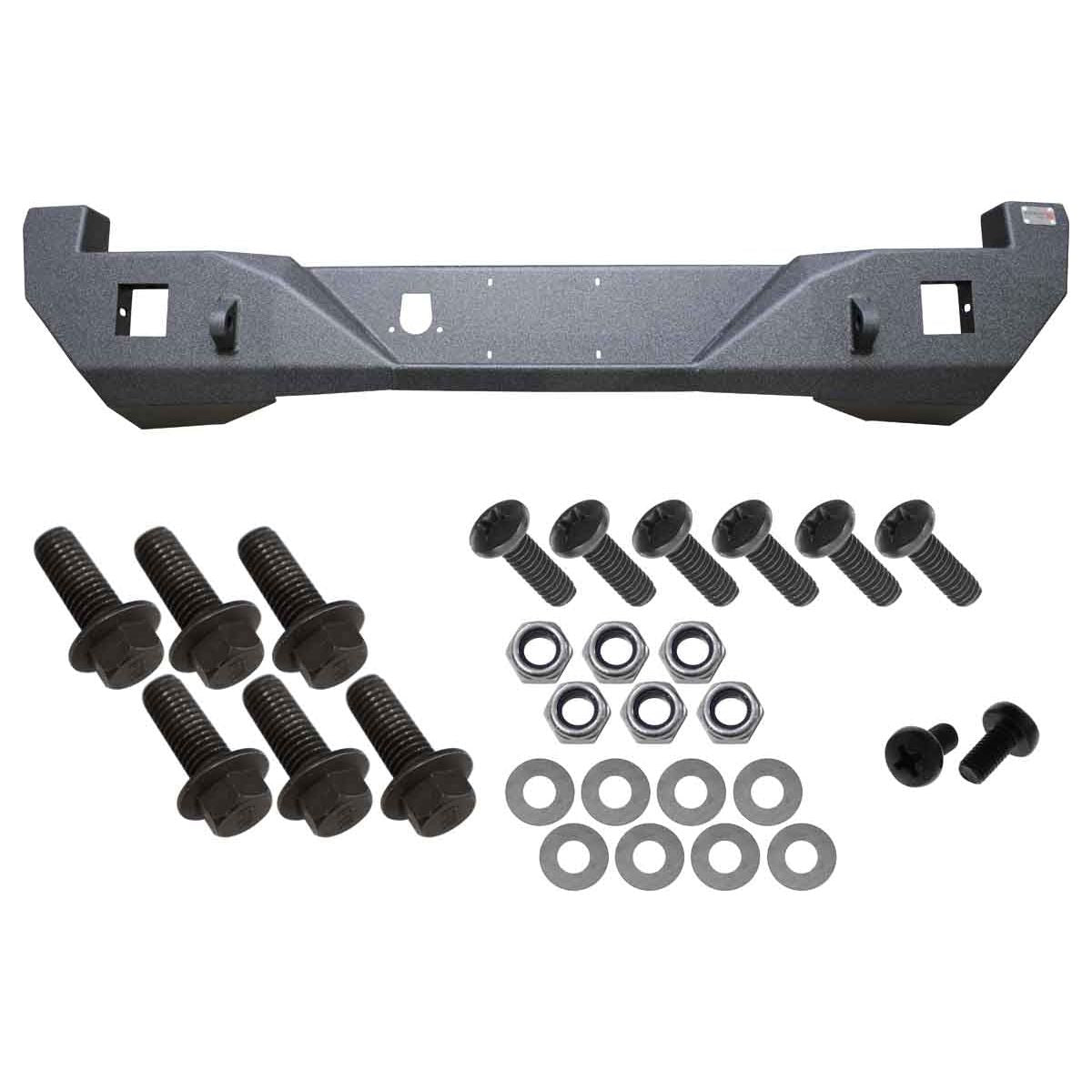 FISHBONE OFFROAD | 05-15 Tacoma Rear Bumper 2-Stage Textured Black Powder Coated Steel | FB22298