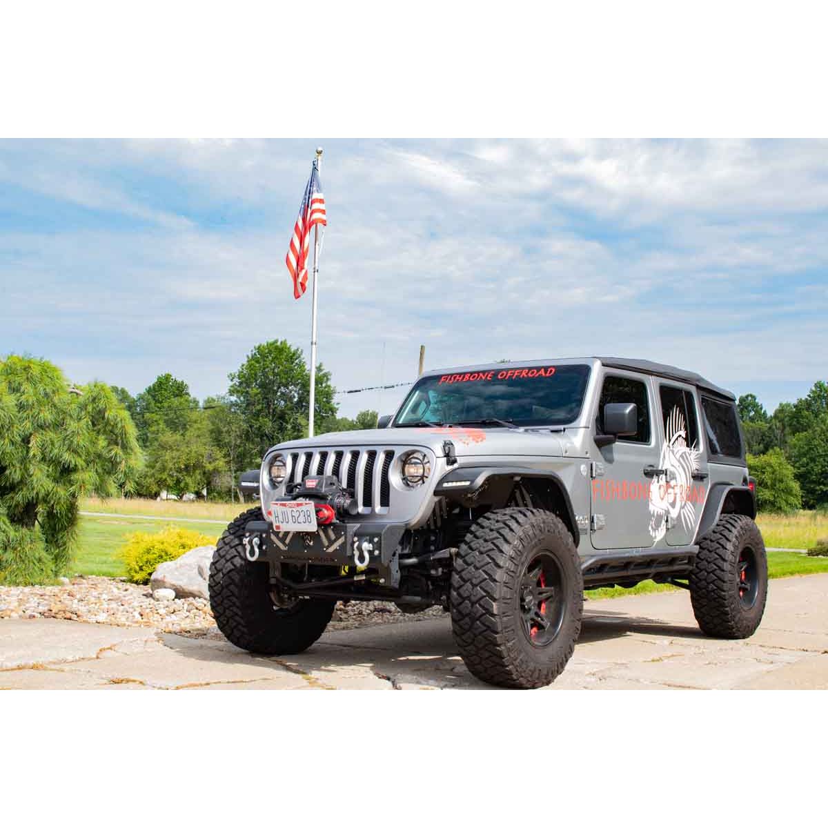 FISHBONE OFFROAD | 07-C Wrangler/20-C Gladiator Barracuda D-Ring Mount Set | FB22344