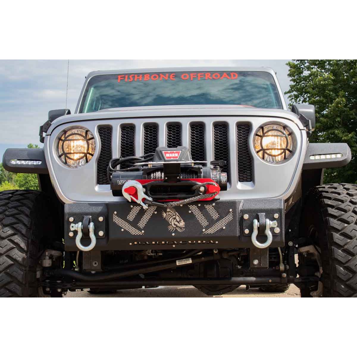 FISHBONE OFFROAD | 07-C Wrangler/20-C Gladiator Barracuda D-Ring Mount Set | FB22344