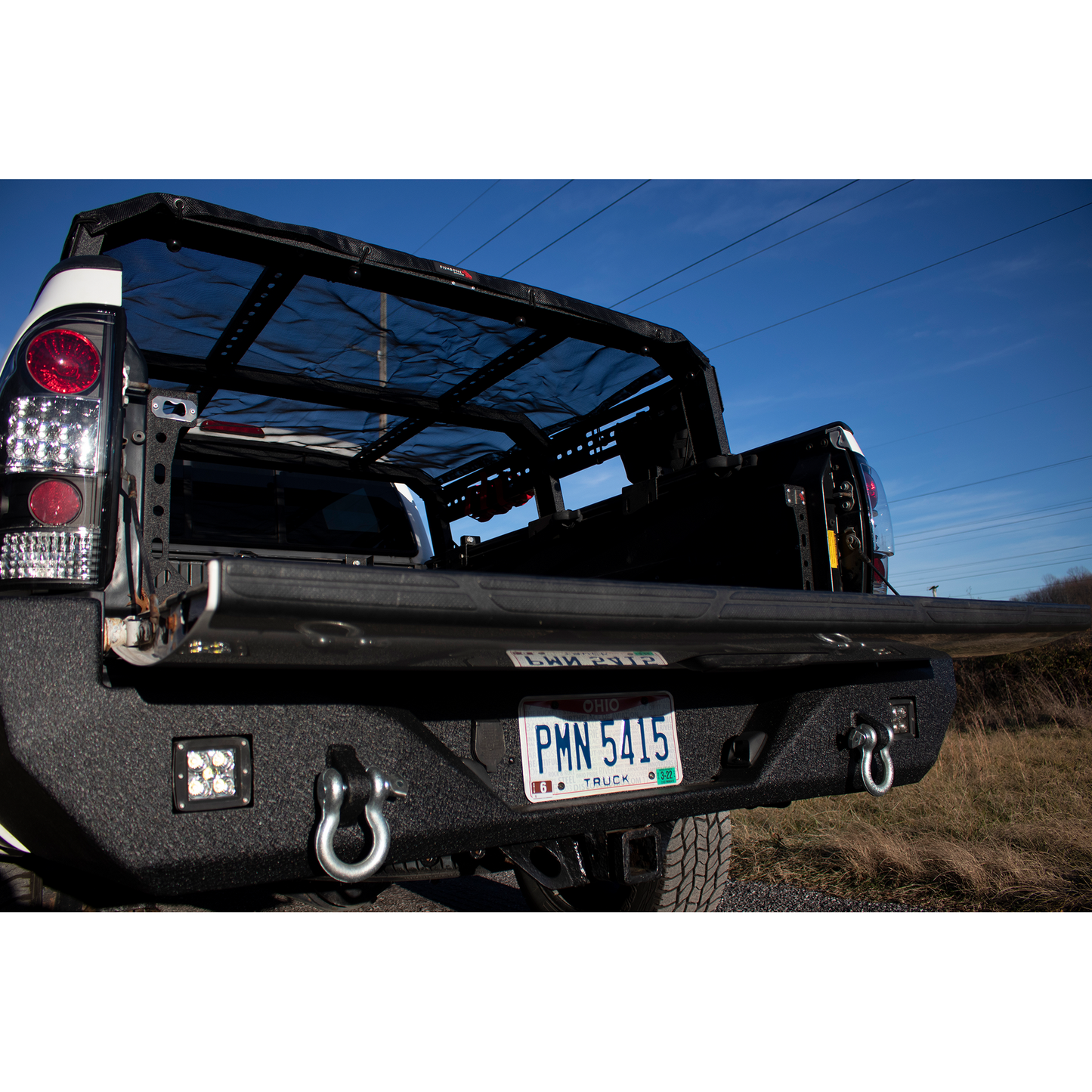 FISHBONE OFFROAD | 16-C Tacoma Rear Bumper Black Textured Powder Coat Steel | FB22361
