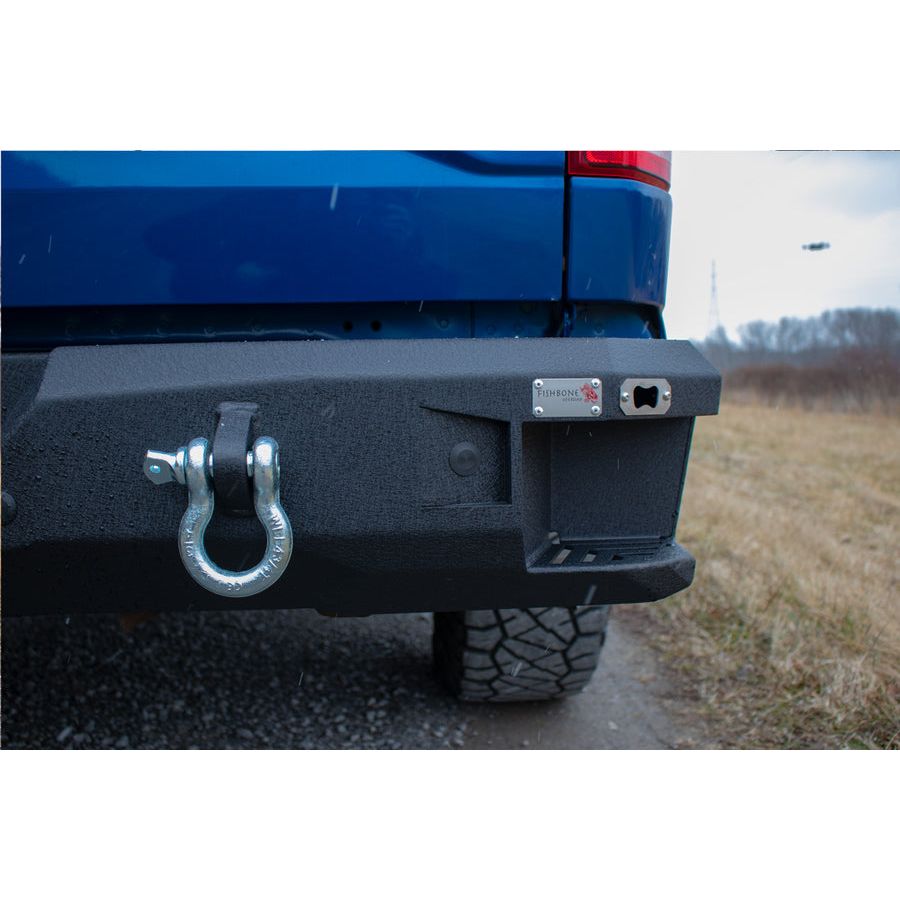 FISHBONE OFFROAD | 15-C F150 Pelican Rear Bumper Black Powder Coat Steel | FB22364