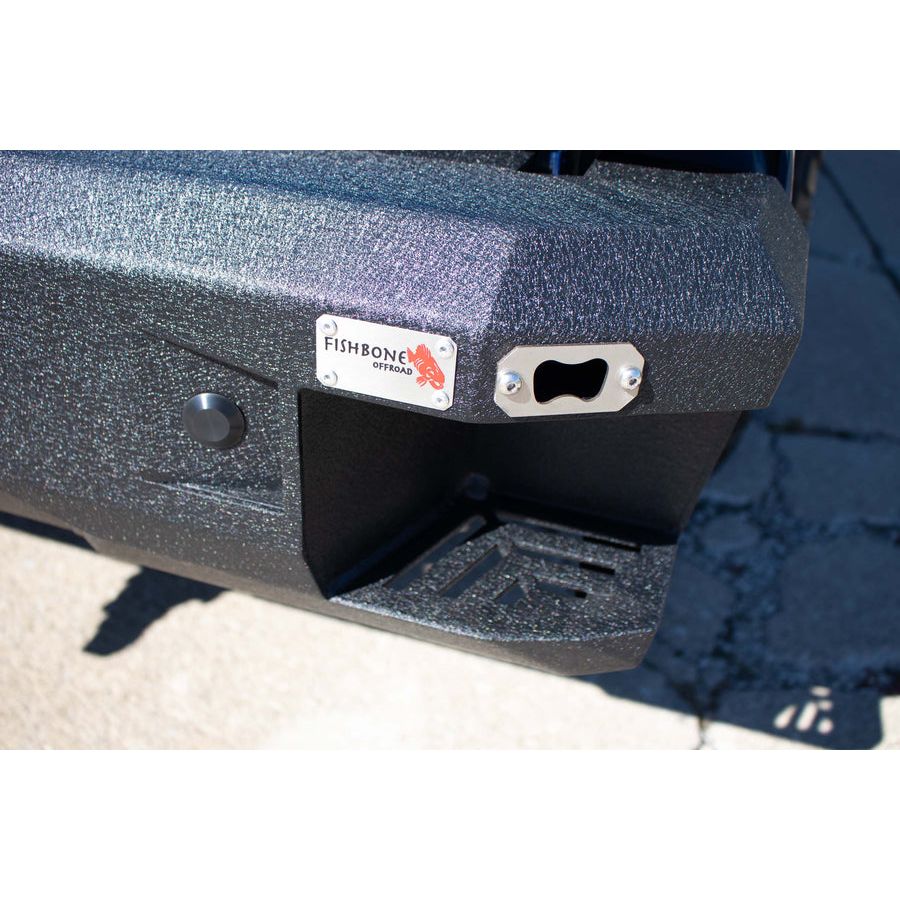 FISHBONE OFFROAD | 15-C F150 Pelican Rear Bumper Black Powder Coat Steel | FB22364