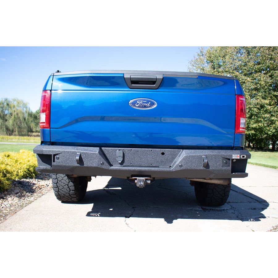 FISHBONE OFFROAD | 15-C F150 Pelican Rear Bumper Black Powder Coat Steel | FB22364
